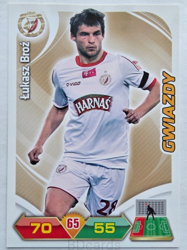 2012-13 Panini Ekstraklasa Łukasz Broź Widzew Łódź /ER5