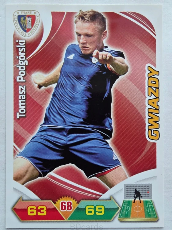 2012-13 Panini Ekstraklasa Tomasz Podgórski Piast Gliwice /ER6