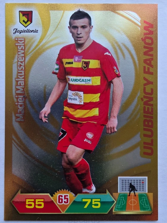 2012-13 Panini Ekstraklasa Matuszewski Jagiellonia Ulubieńcy Fanów /ER6