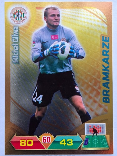 2012-13 Panini Ekstraklasa Michał Gliwa Zagłębie Bramkarze /ER7