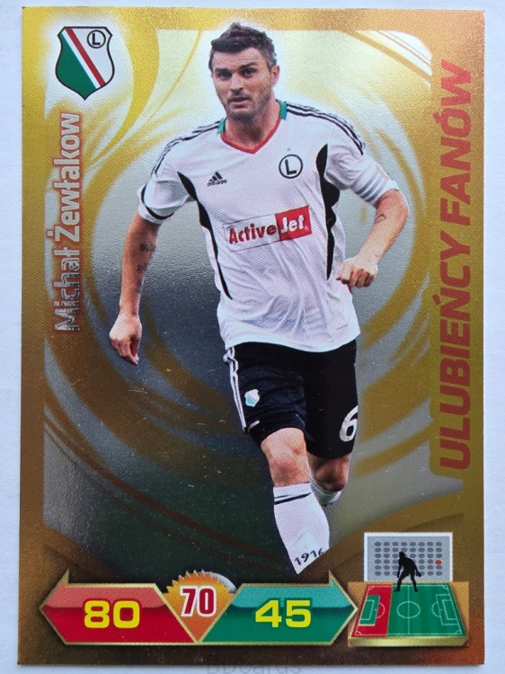 2012-13 Panini Ekstraklasa Żewłakow Legia Warszawa Ulubieńcy Fanów /ER7