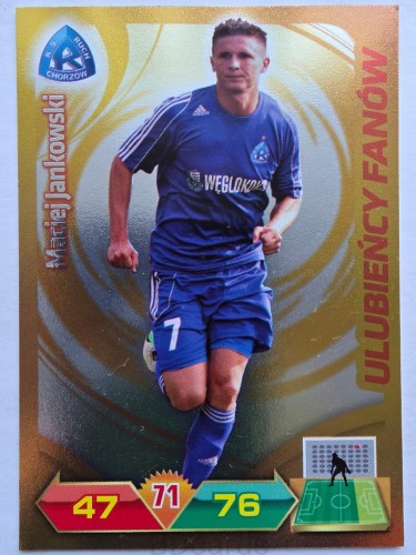 2012-13 Panini Ekstraklasa Jankowski Ruch Chorzów Ulubieńcy Fanów /ER8