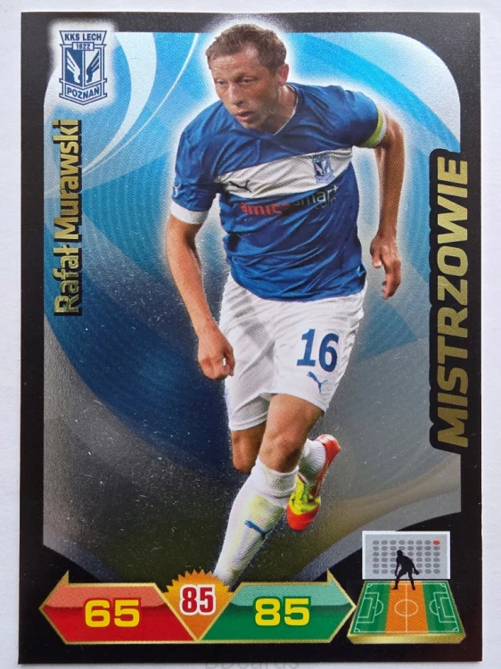 2012-13 Panini Ekstraklasa Rafał Murawski Lech Poznań Mistrzowie /ER8