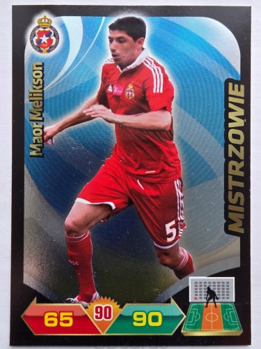 2012-13 Panini Ekstraklasa Maor Melikson Wisła Kraków Mistrzowie /ER8