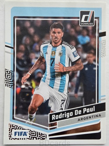 2023-24 Panini Donruss Rodrigo de Paul Argentyna /ER11