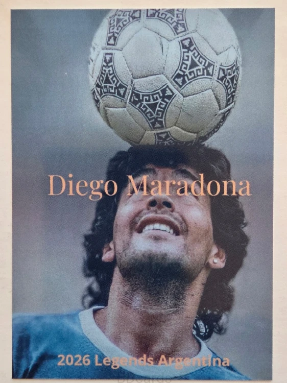 2026 Karta Diego Maradona Argentyna Legend Limited Edition /BD19