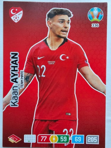 2020 Panini Euro Kaan Ayhan Turcja Nr 336 /O