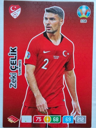 2020 Panini Euro Zeki Celik Turcja Nr 338 /O