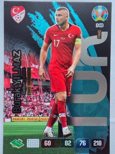 2020 Panini Euro Burak Yilmaz Turcja Nr 348 /O