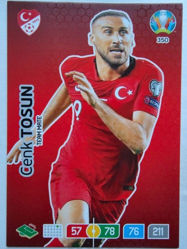 2020 Panini Euro Cenk Tosun Turcja Nr 350 /O