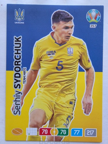 2020 Panini Euro Serhiy Sudorchuk Ukraina Nr 357 /O