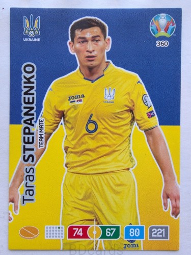 2020 Panini Euro Taras Stepanenko Ukraina Nr 360 /O