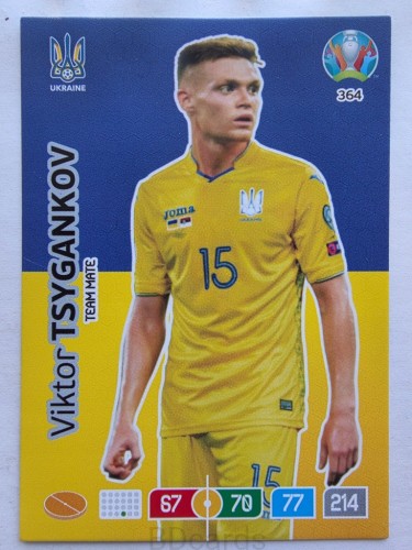 2020 Panini Euro Viktor Tsygankov Ukraina Nr 364 /O