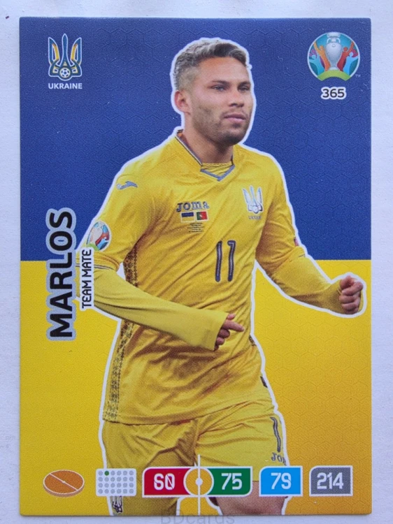 2020 Panini Euro Marlos Ukraina Nr 365 /O