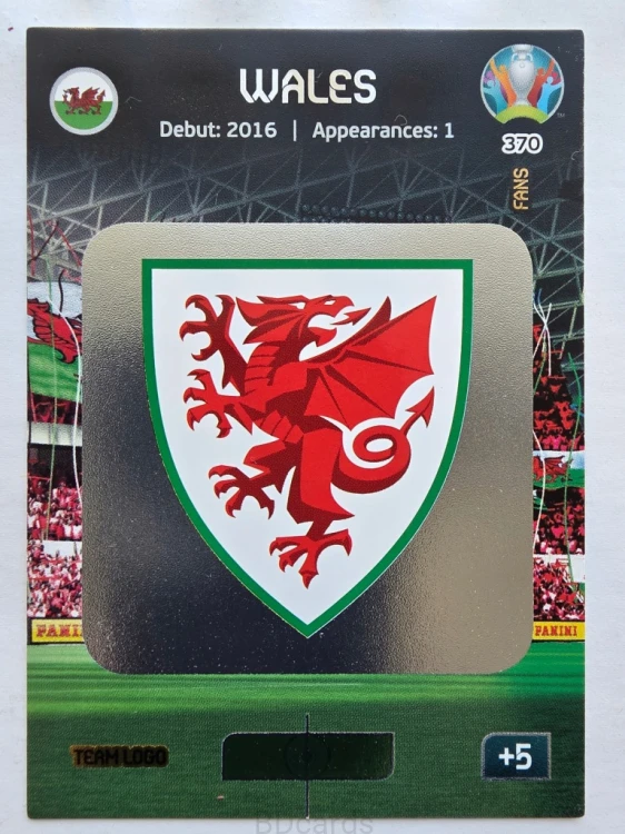 2020 Panini Euro Team Logo Walia Nr 370 /O