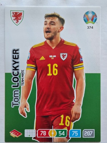 2020 Panini Euro Tom Lockyer Walia Nr 374 /O