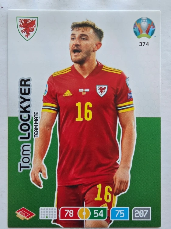 2020 Panini Euro Tom Lockyer Walia Nr 374 /O
