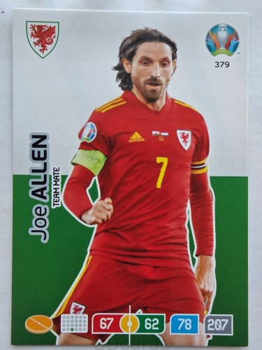 2020 Panini Euro Joe Allen Walia Nr 379 /O