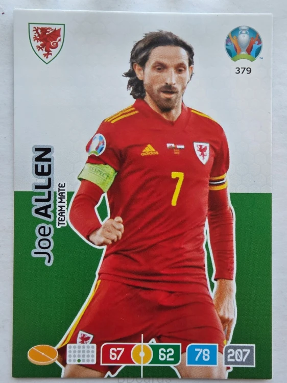 2020 Panini Euro Joe Allen Walia Nr 379 /O
