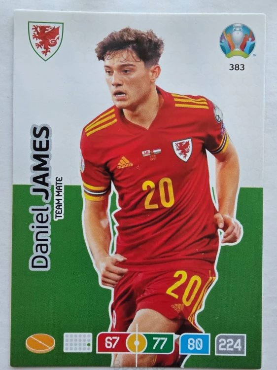 2020 Panini Euro Daniel James Walia Nr 383 /O