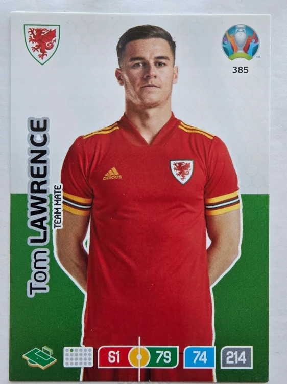 2020 Panini Euro Tom Lawrence Walia Nr 385 /O
