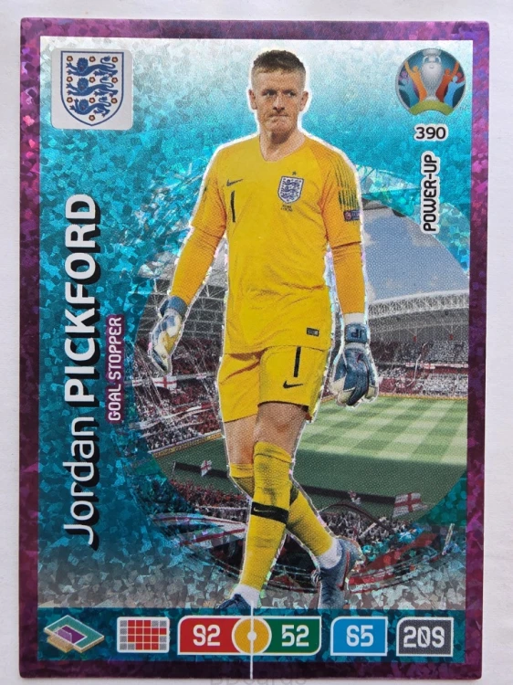 2020 Panini Euro Jordan Pickford Goal Stopper Nr 390 /O