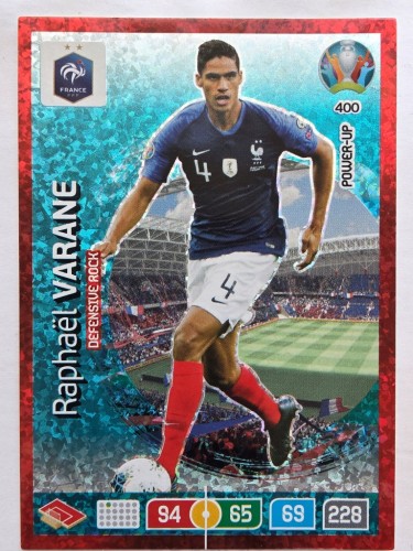 2020 Panini Euro Raphael Varane Defensive Rock Nr 400 /O