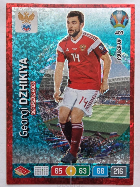2020 Panini Euro Georgi Dzhikiya Defensive Rock Nr 403 /O