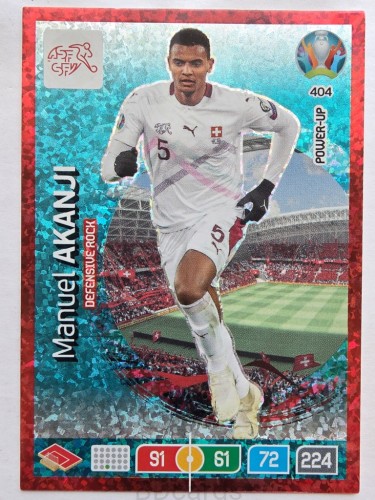 2020 Panini Euro Manuel Akanji Defensive Rock Nr 404 /O