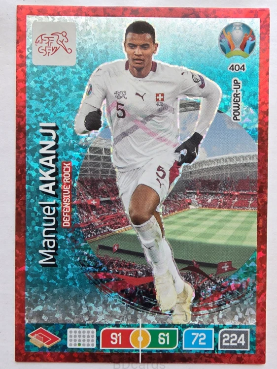 2020 Panini Euro Manuel Akanji Defensive Rock Nr 404 /O