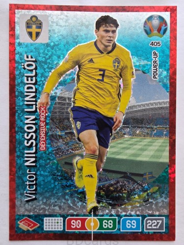 2020 Panini Euro Victor Nilson Lindelof Defensive Rock Nr 405 /O
