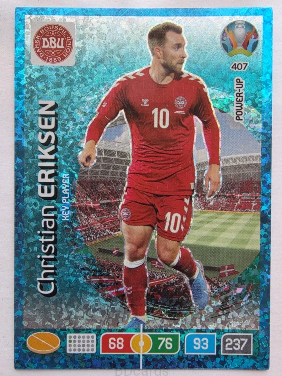 2020 Panini Euro Christian Eriksen Key Player Defensive Rock Nr 407 /O