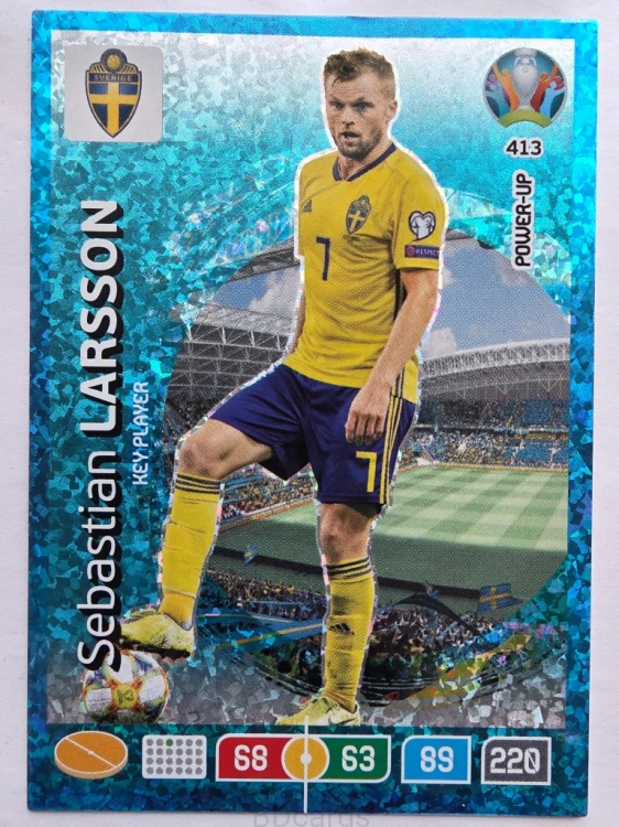 2020 Panini Euro Sebastian Larsson Key Player Nr 413 /O