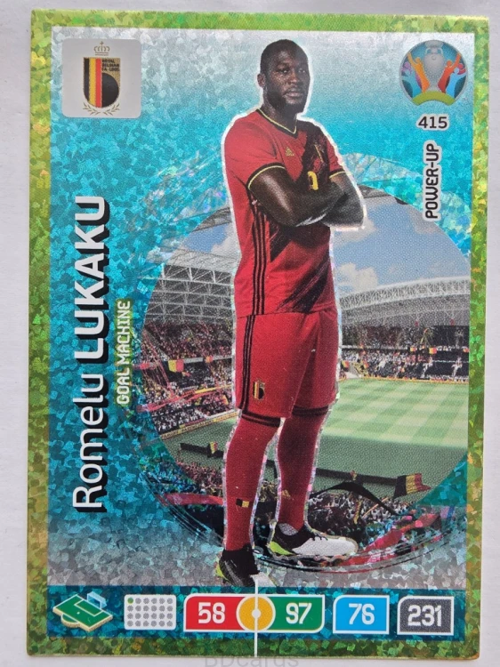 2020 Panini Euro Romelu Lukaku Goal Machine Nr 415 /O