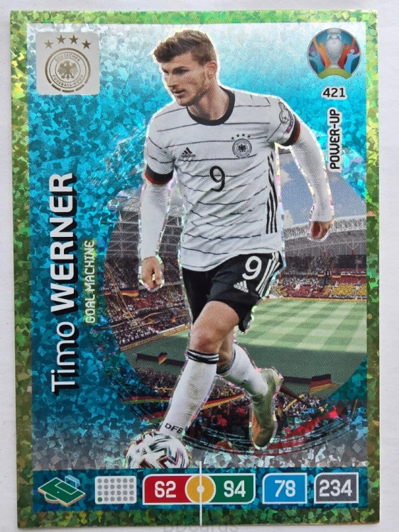 2020 Panini Euro Timo Werner Goal Machine Nr 421 /O