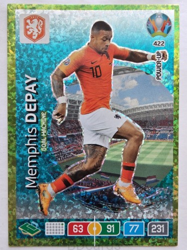 2020 Panini Euro Memphis Depay Goal Machine Nr 422 /O