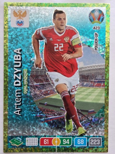 2020 Panini Euro Artem Dzyuba Goal Machine Nr 423 /O