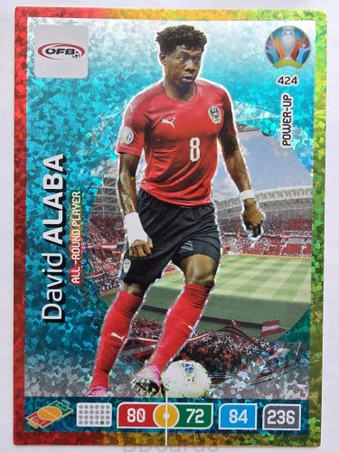 2020 Panini Euro David Alaba All-Round Player Nr 424 /O