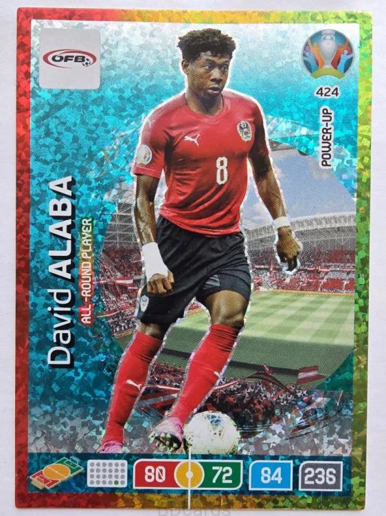 2020 Panini Euro David Alaba All-Round Player Nr 424 /O