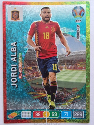 2020 Panini Euro Jordi Alba All-Round Player Nr 427 /O
