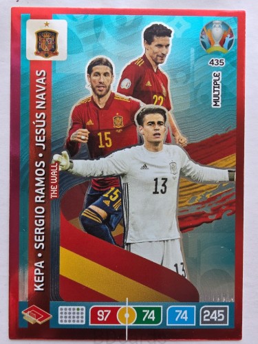 2020 Panini Euro The Wall Multiple Kepa Ramos Navas Nr 435 /O