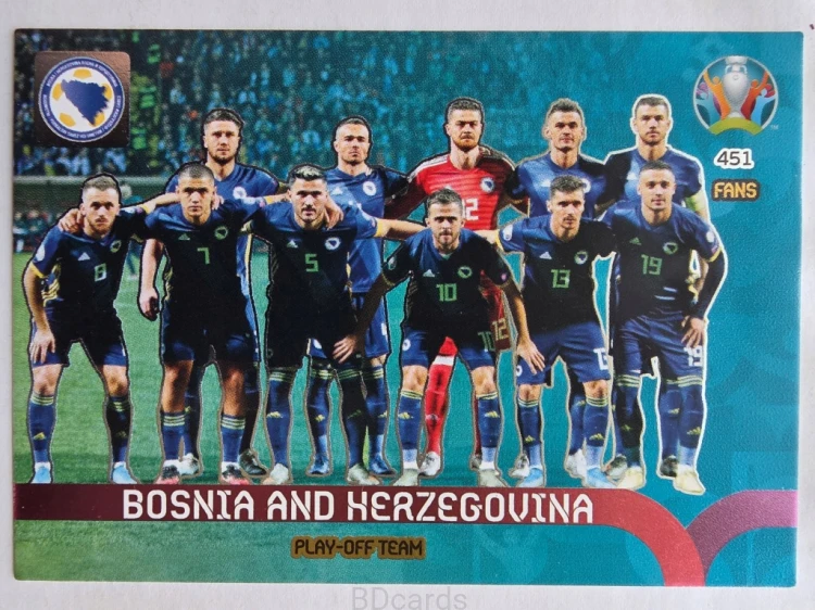 2020 Panini Euro Play-Off Team Bośnia i Herzegovina Nr 451 /O