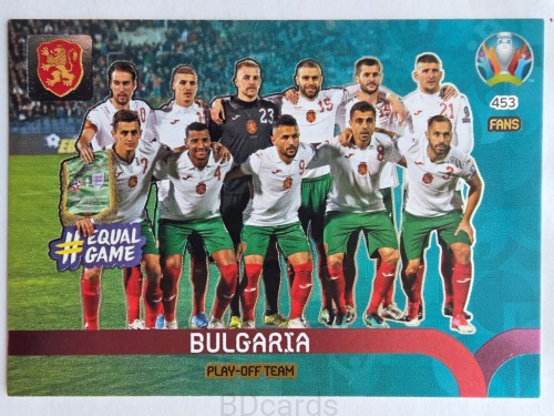 2020 Panini Euro Play-Off Team Bułgaria Nr 453 /O