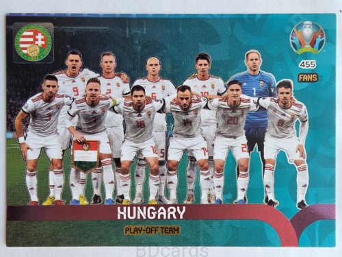 2020 Panini Euro Play-Off Team Węgry Nr 455 /O