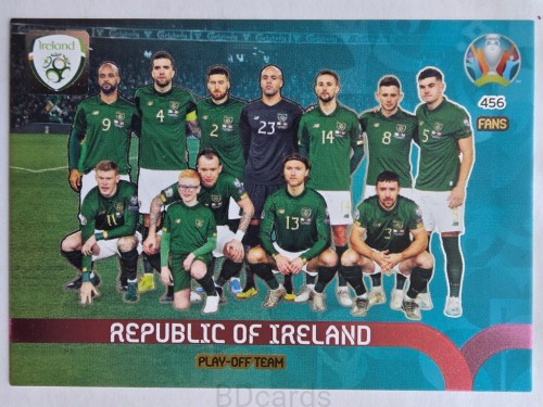 2020 Panini Euro Play-Off Team Irlandia Nr 456 /O