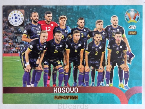 2020 Panini Euro Play-Off Team Kosowo Nr 459 /O