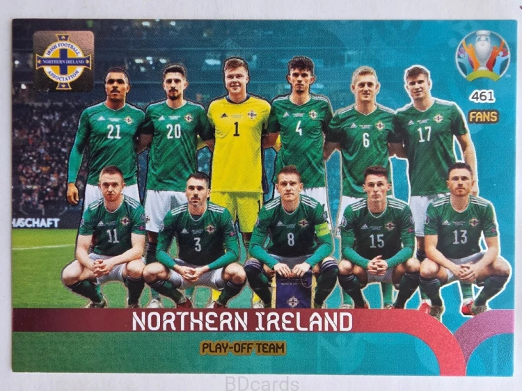 2020 Panini Euro Play-Off Team Irlandia Nr 461 /O