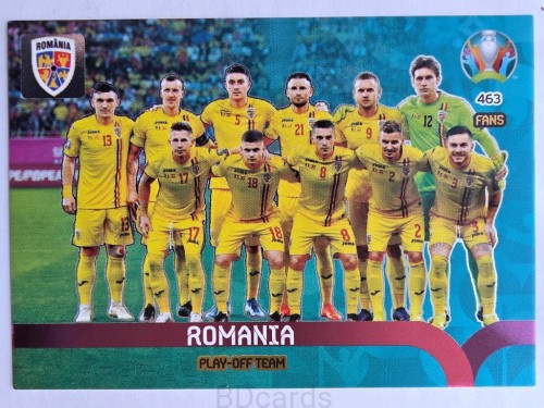 2020 Panini Euro Play-Off Team Rumunia Nr 463 /O