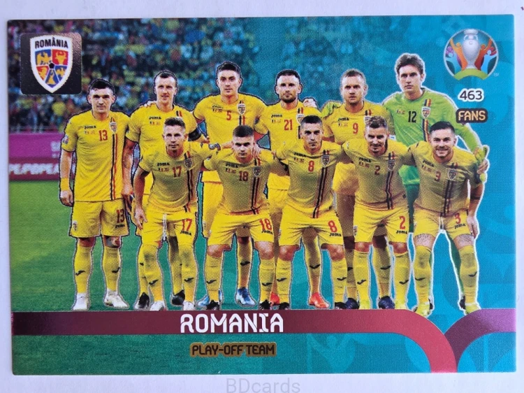 2020 Panini Euro Play-Off Team Rumunia Nr 463 /O