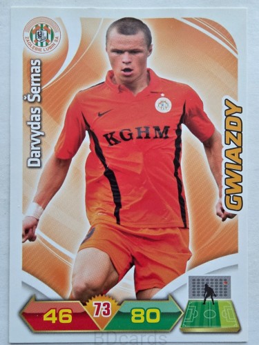 2012-13 Panini Ekstraklasa Darvydas Sernas Zagłębie Lubin /ER2